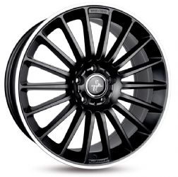 4 Stück Keskin KT15 8x18 ET45 5x112 matt black lip poliert